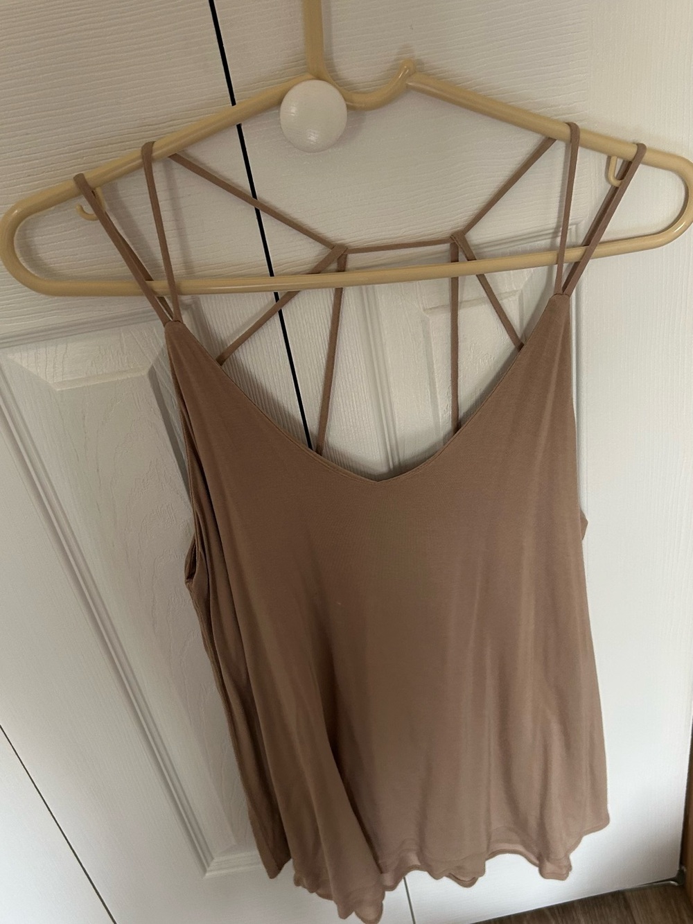 Forever 21 Taupe Strappy Tank Top
